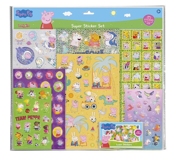 Peppa Pig Stickerset Groot van Bambolino koop je bij Partywinkel