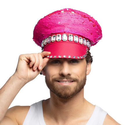 Pet Roze Pailletten Omkeerbaar van Boland koop je bij Partywinkel