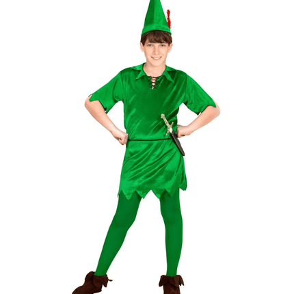 Peter Pan Kostuum Groen Jongen van Widmann koop je bij Partywinkel