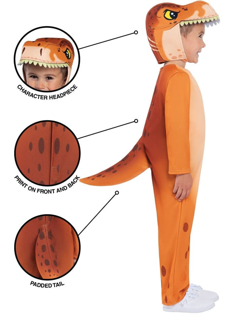 Peuter T - Rex van Rubies koop je bij Partywinkel