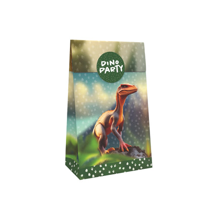 Dinosaurier-Geschenktütchen „Party“, 10 Stück