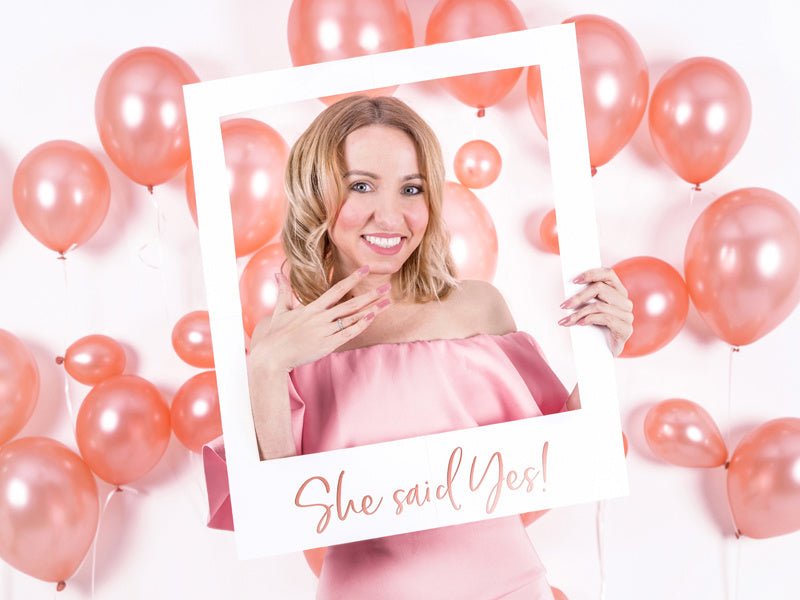 Photobooth Frame She Said Yes 59,5cm van Partydeco koop je bij Partywinkel