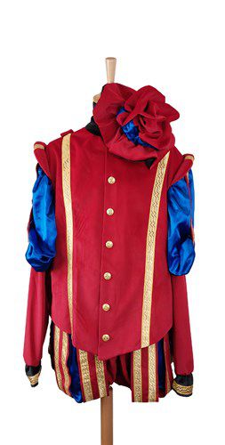 Pete velvet deluxe rot/blau