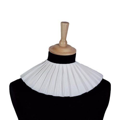 Pietenkraag Crêpepapier Wit 3 Lagen van Haza Witbaard koop je bij Partywinkel