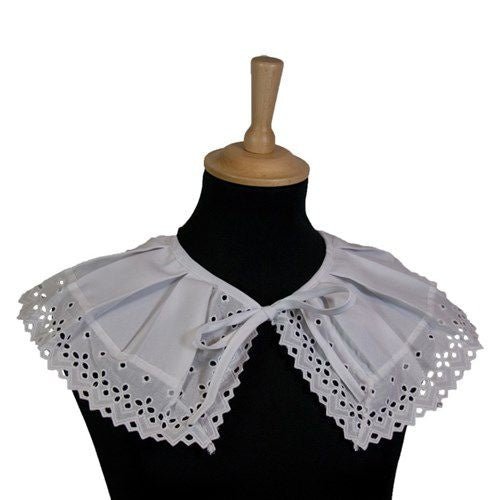 Pietenkraag Geborduurd Wit van Haza Witbaard koop je bij Partywinkel