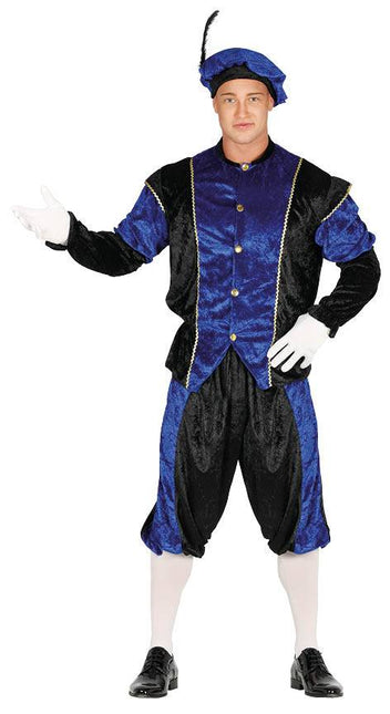 Pietenpak Blauw Zwart van Fiestas Guirca koop je bij Partywinkel