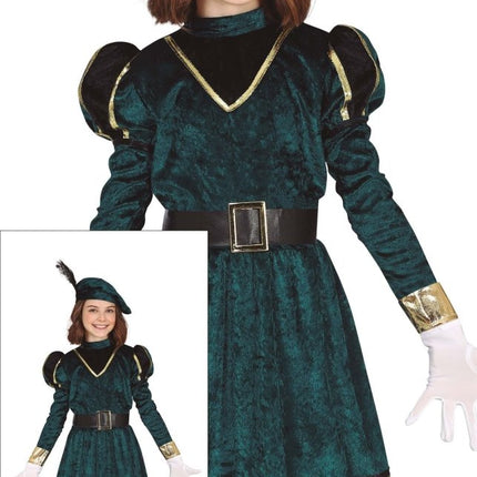 Pietenpak Jurk Kind Groen/Goud van Fiestas Guirca koop je bij Partywinkel