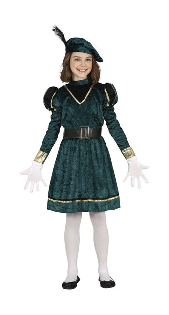 Pietenpak Jurk Kind Groen/Goud van Fiestas Guirca koop je bij Partywinkel