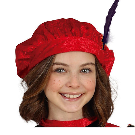 Pietenpak Jurk Kind Rood/Goud van Fiestas Guirca koop je bij Partywinkel