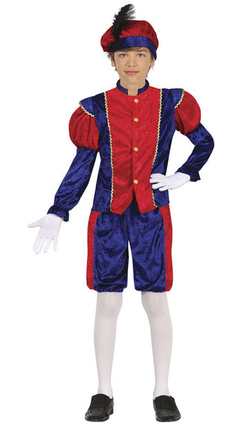 Pietenpak Kind Rood/Blauw van Fiestas Guirca koop je bij Partywinkel