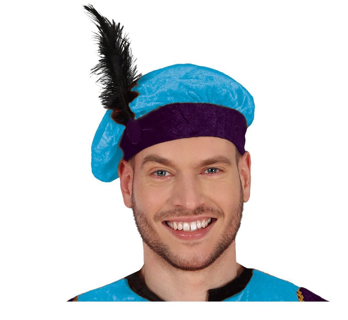 Pietenpak Lichtblauw/Paars van Fiestas Guirca koop je bij Partywinkel