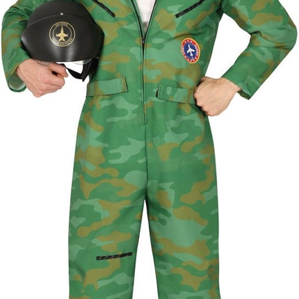 Piloot Jumpsuit Heren - Partywinkel - 8434077860540