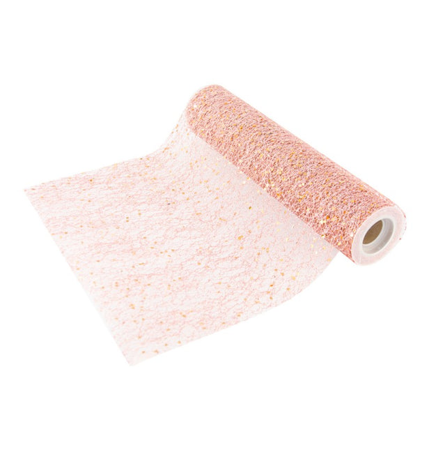 Rose Gold Tischläufer Glitter 5m