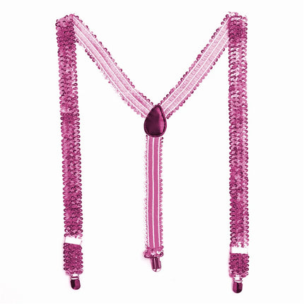 Neon-Pailletten-Hosenträger 2,5 cm