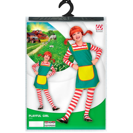 Pipi Langkous Jurk Meisje - Partywinkel - 8003558360741