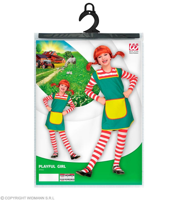 Pipi Langkous Jurk Meisje - Partywinkel - 8003558360741