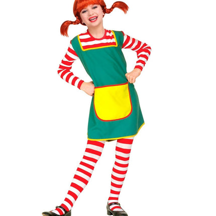 Pipi Langkous Jurk Meisje - Partywinkel - 8003558360741