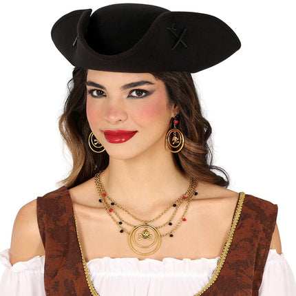 Piraat Accessoireset 3 delig - Partywinkel - 8434077168226