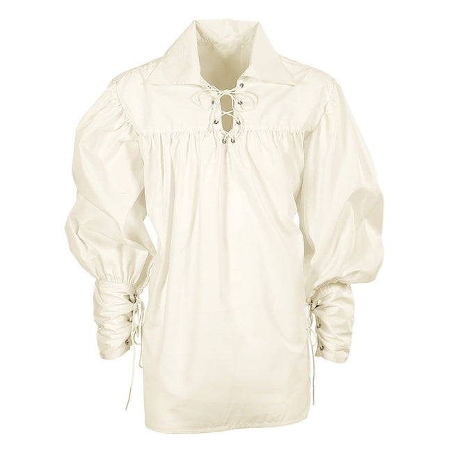 Piraat Blouse Wit Heren van Widmann koop je bij Partywinkel
