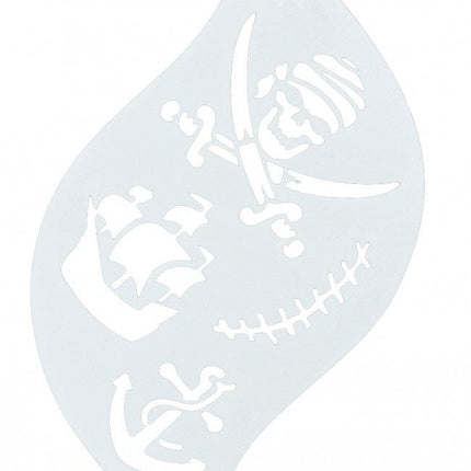 Piraat Make Up Sjabloon van Superstar koop je bij Partywinkel