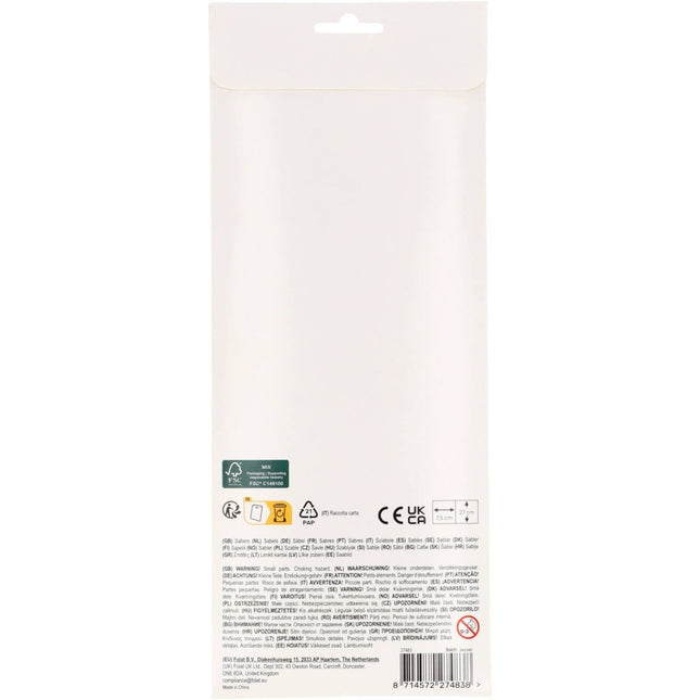 Piraat Nep Zwaard 27cm 6st van Folat koop je bij Partywinkel