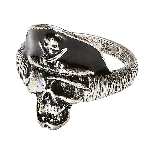Piraat Ring Zilver van Widmann koop je bij Partywinkel