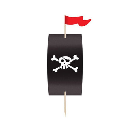 Piraten Cupcake Set 6st van Partydeco koop je bij Partywinkel