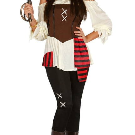 Piraten Kostuum Dames - Partywinkel - 8434077881019