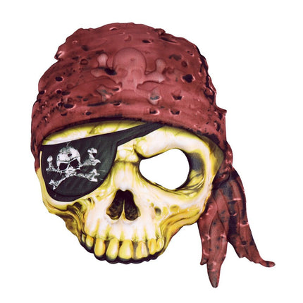 Piraten Masker Half van Boland koop je bij Partywinkel
