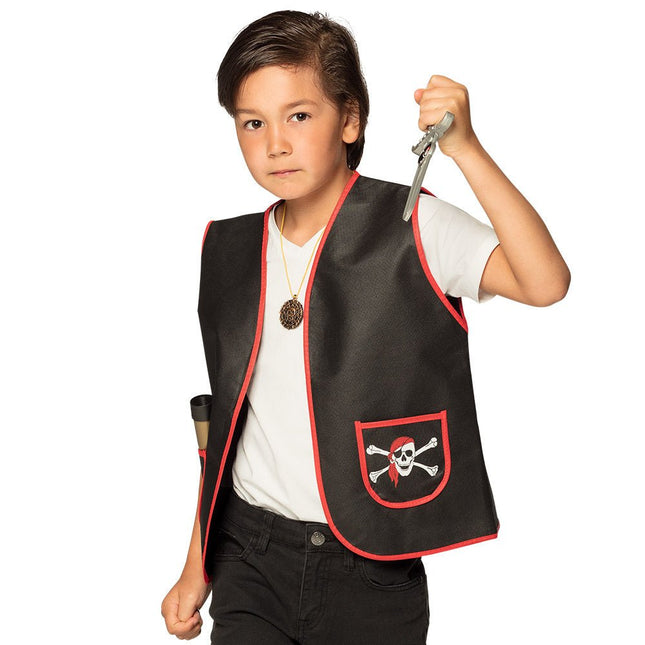 Piraten Vest Jongen 4/6 jaar van Boland koop je bij Partywinkel