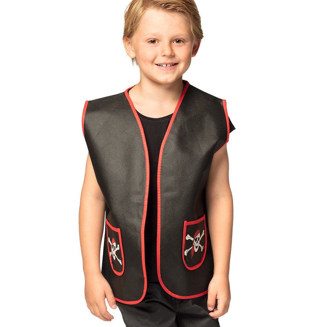 Piraten Vest Jongen 4/6 jaar van Boland koop je bij Partywinkel