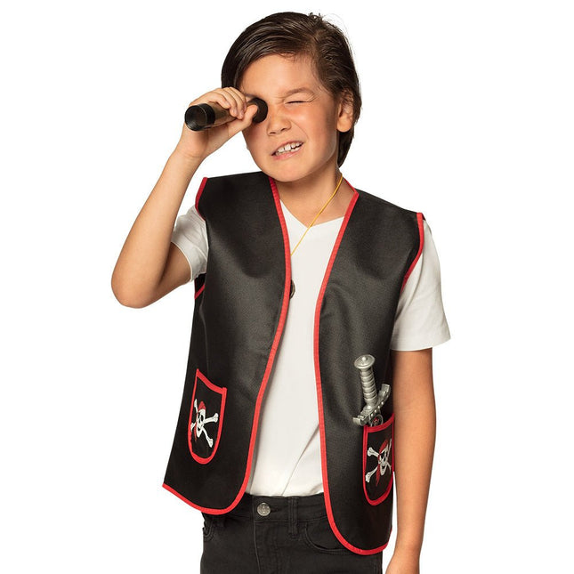 Piraten Vest Jongen 4/6 jaar van Boland koop je bij Partywinkel