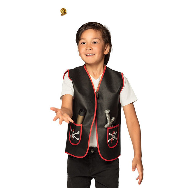 Piraten Vest Jongen 4/6 jaar van Boland koop je bij Partywinkel