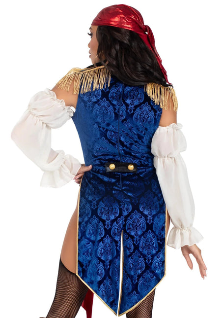 Piratenpak Dames Bodysuit Leg Avenue - Partywinkel - 714718571676