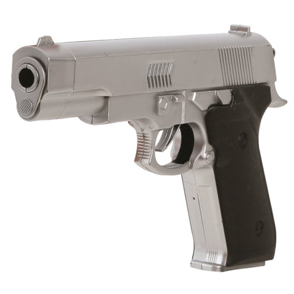 Pistool Zilver 24cm van Fiestas Guirca koop je bij Partywinkel