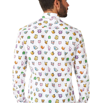Pixel Pokémon Overhemd Heren OppoSuits van OppoSuits koop je bij Partywinkel
