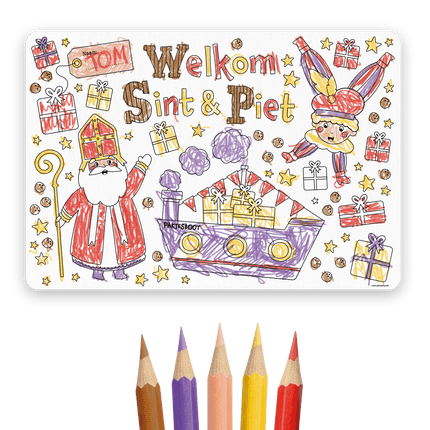 Placemat - Sinterklaas van Paper Dreams koop je bij Partywinkel