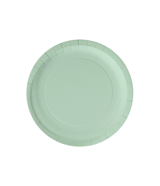 Teller - Pastellgrün