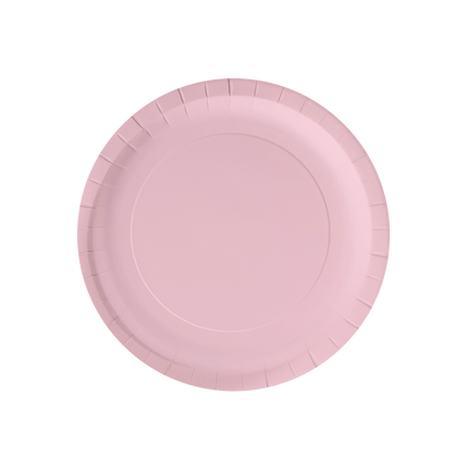 Teller - Pastell hellrosa