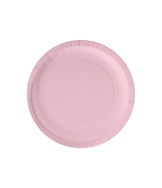 Teller - Pastell hellrosa
