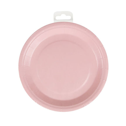 Teller - Pastell hellrosa