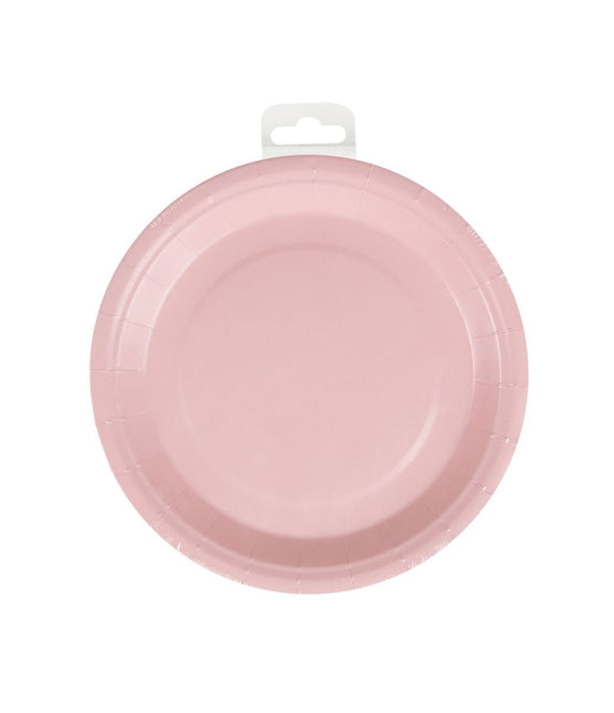 Teller - Pastell hellrosa