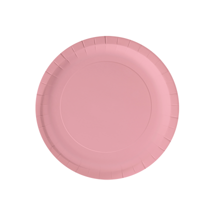 Teller - Pastellrosa