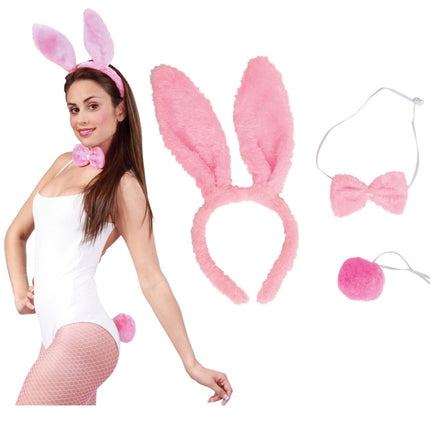 Playboy Bunny Set Roze van Fiestas Guirca koop je bij Partywinkel