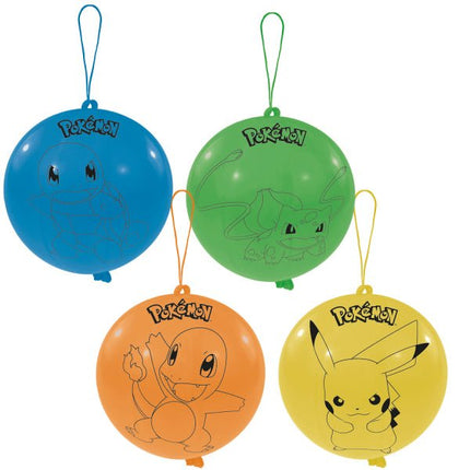 Pokemon Ballonnen Gekleurd 40,5cm 4st van Riethmueller koop je bij Partywinkel
