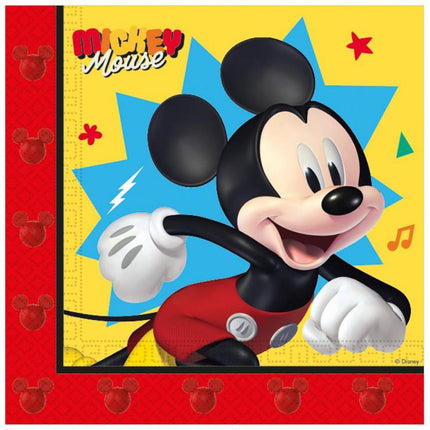 Mickey Jump Into Fun Fsc 2 Layer Papier Servietten 33X33Cm 20pcs