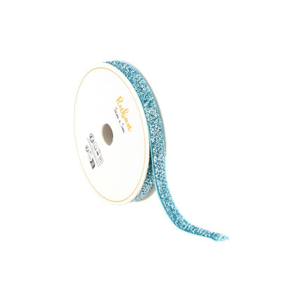 POLARBLAUES GLITZERBAND 10 MM X 3 M