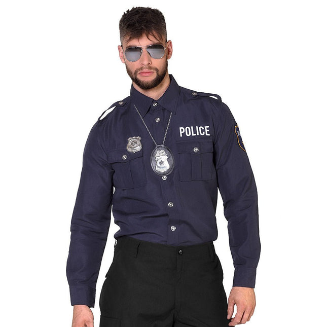 Politie Blouse Heren van Boland koop je bij Partywinkel