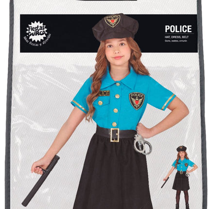 Politie Pak Meisje 3 delig - Partywinkel - 8434077785423