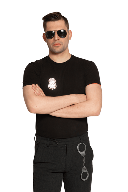 Politie Verkleedset Zilver 3 delig van Partychimp koop je bij Partywinkel